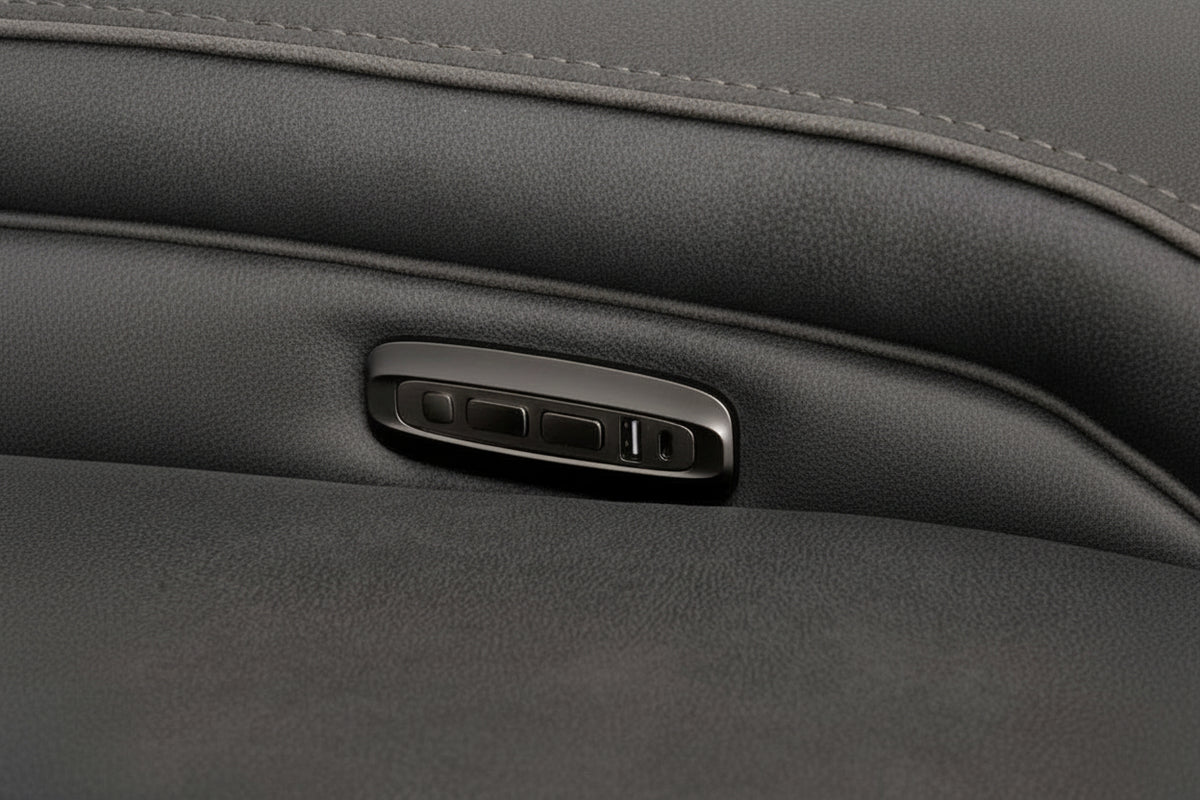 Matrix Charcoal Zero Gravity Power Reclining Chair - MJM Furniture