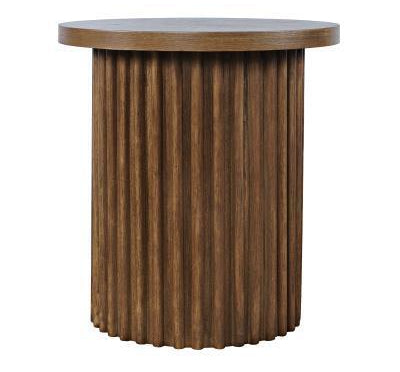 Colton Chestnut Round End Table - MJM Furniture