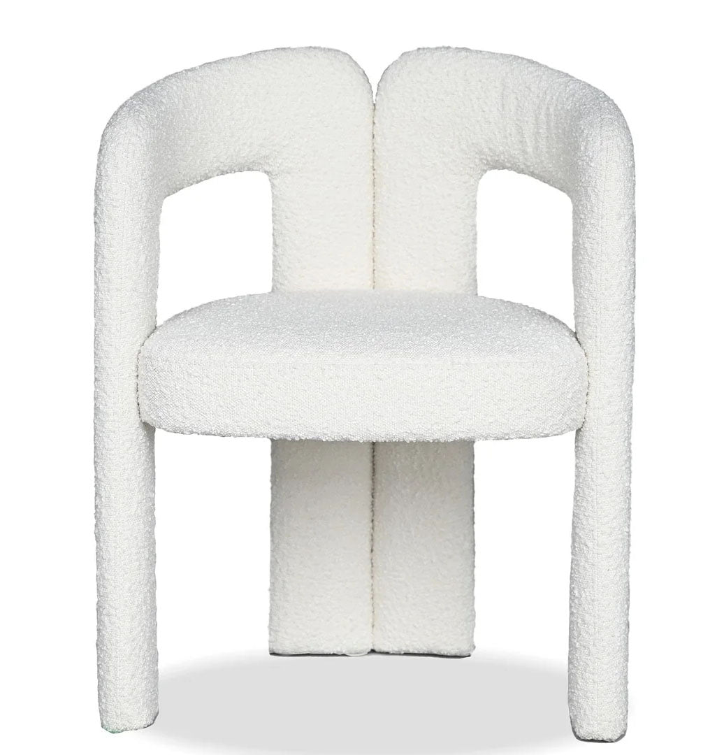 Melrose Cream Boucle Arm Chair - MJM Furniture