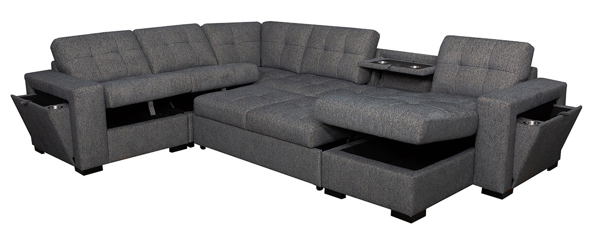 Miles Sleeper Sectional - MJM Furniture