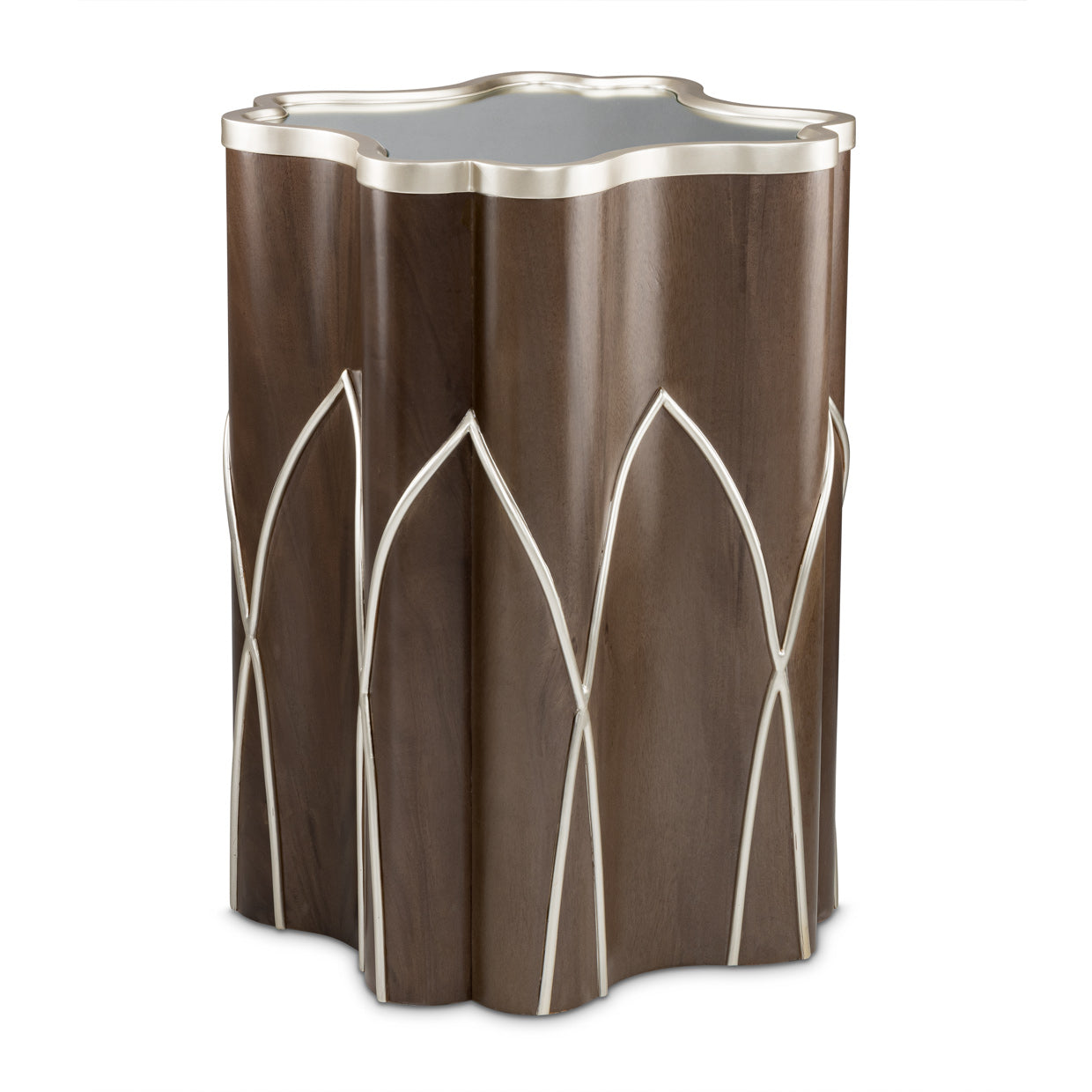 Villa Cherie Hazelnut Chairside Table - MJM Furniture