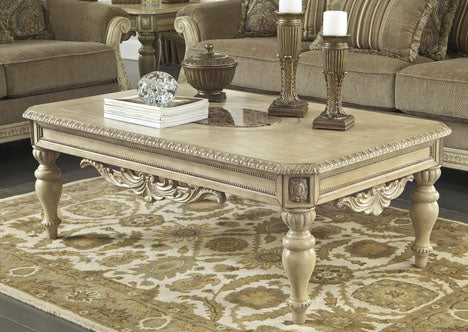 Ortanique Coffee Table &amp; 2 End Tables - MJM Furniture