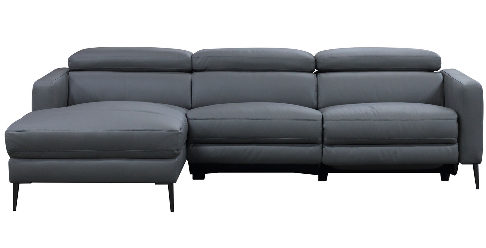 Paloma Leather Reclining Sectional - MJM Furniture