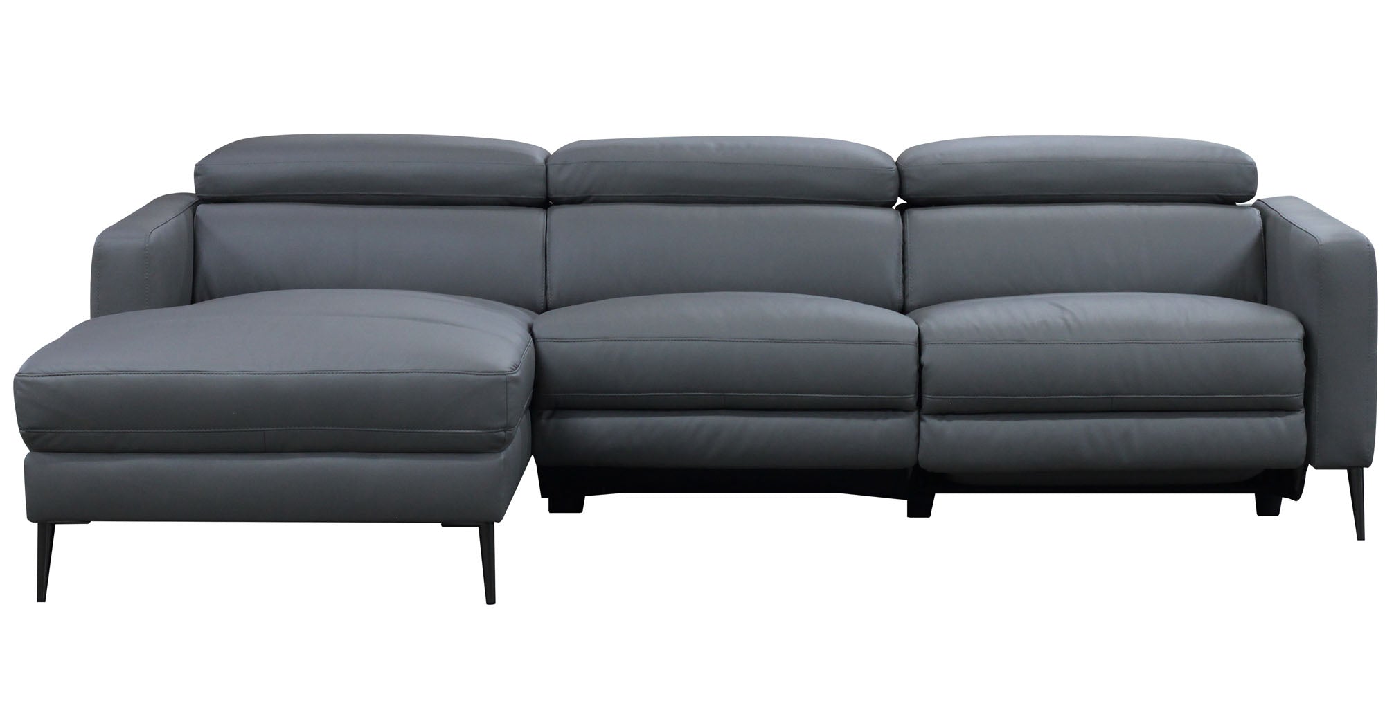 Paloma Leather Reclining 2 Piece Sectional - MJM Furniture