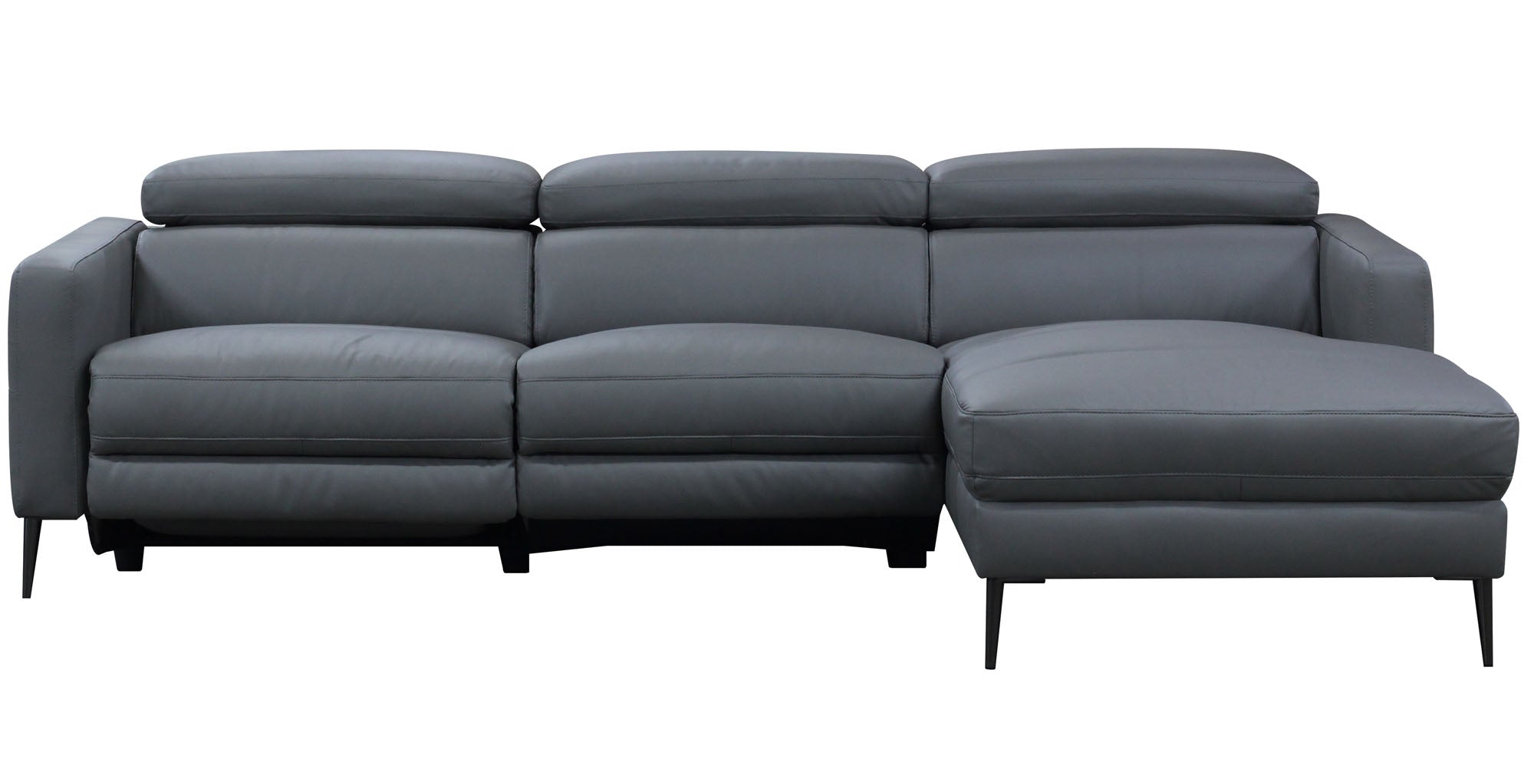 Paloma Leather Reclining 2 Piece Sectional - MJM Furniture