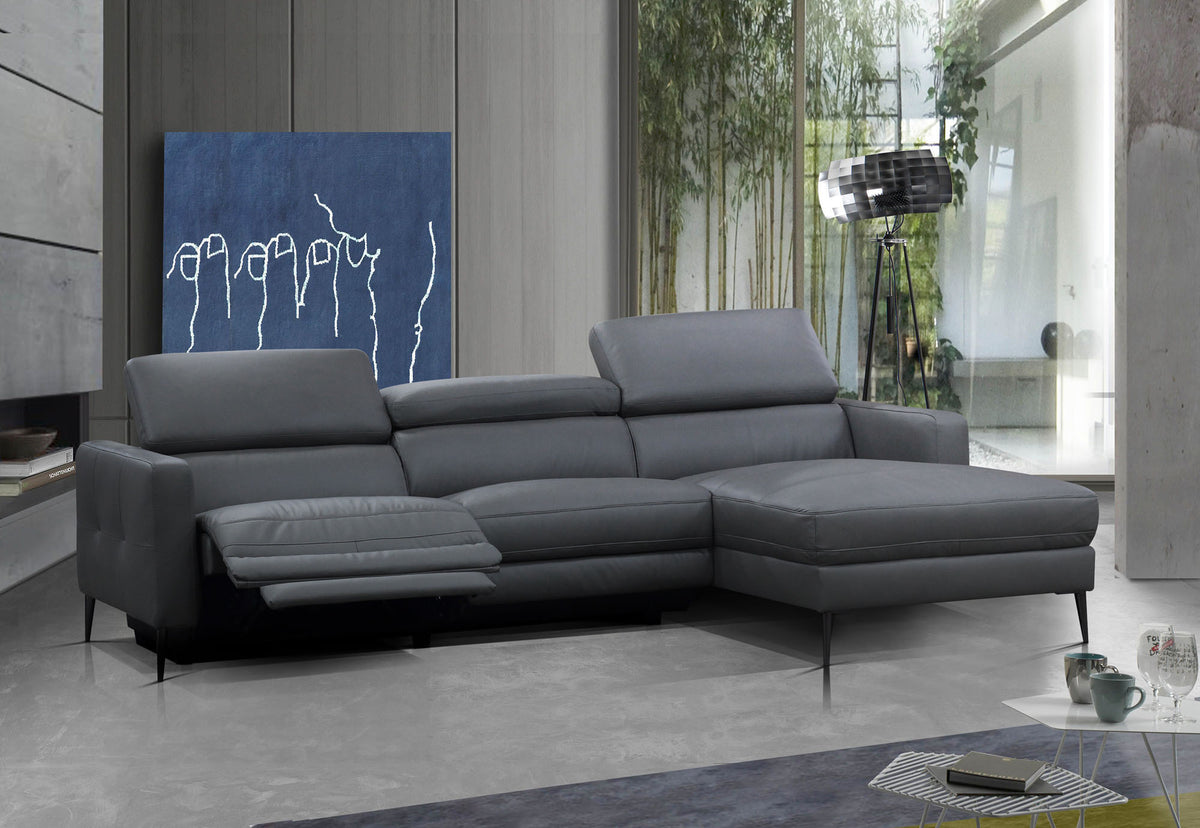 Paloma Leather Reclining 2 Piece Sectional - MJM Furniture