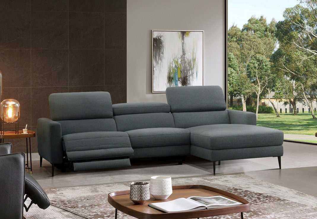 Paloma Leather Reclining 2 Piece Sectional - MJM Furniture