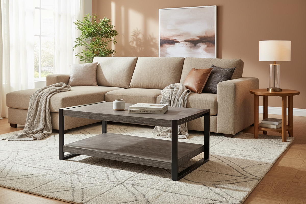 Silas 48” Coffee Table - MJM Furniture