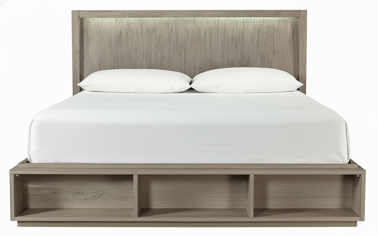 Logan Bookcase Storage Bed - MJM Furniture