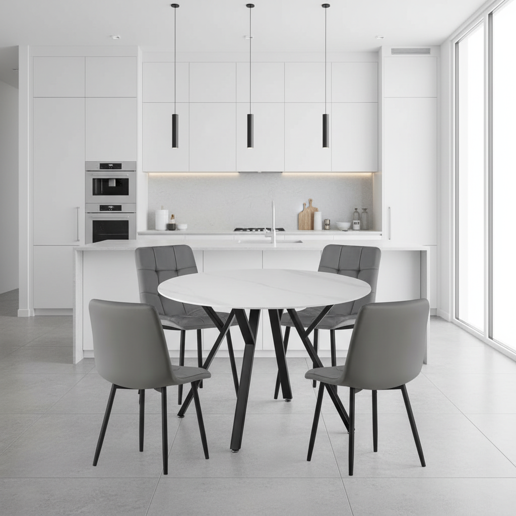 Rae Round 5 Piece Dining Set