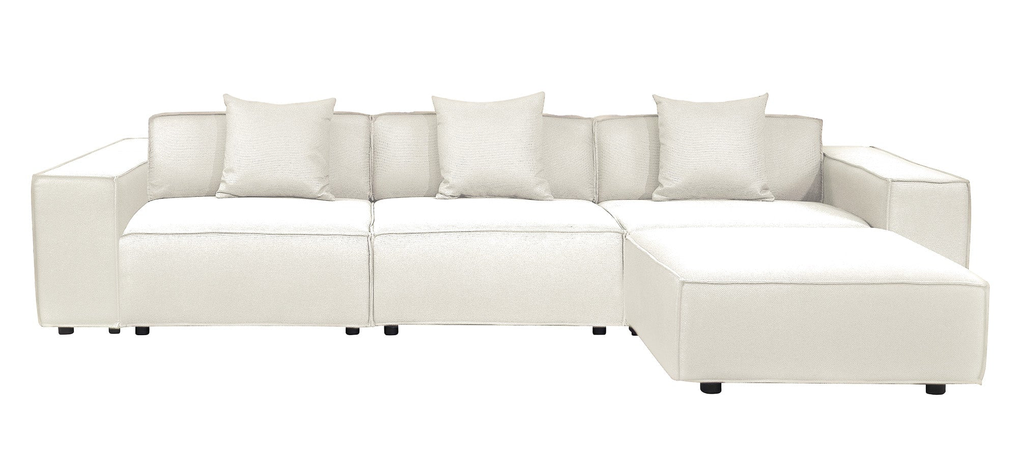 Luxe Beige Modular Sectional - MJM Furniture