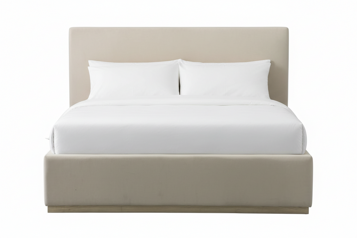 Retreat Linen Upholstered Bed - MJM Furniture