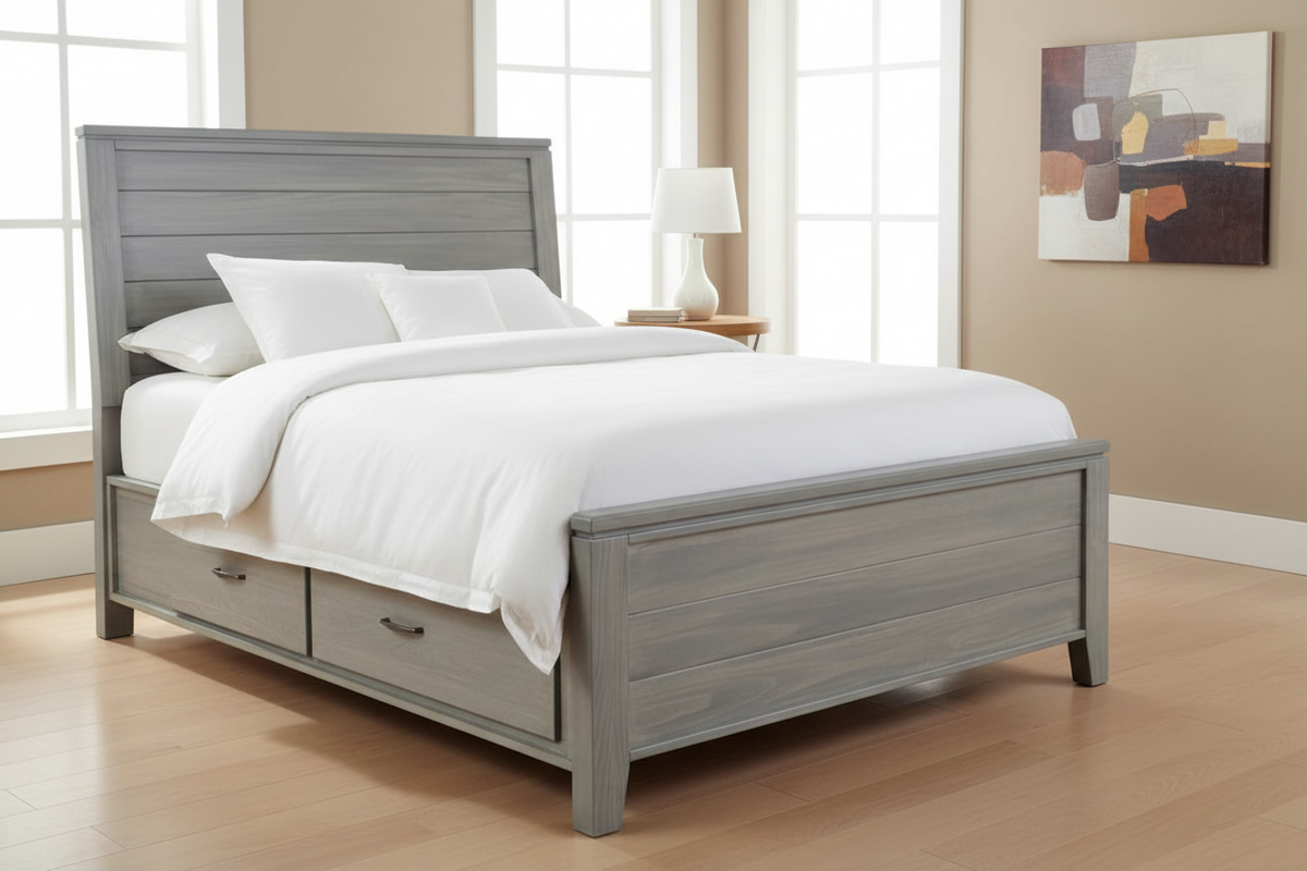 Skylar Pine Storage Bed - MJM Furniture
