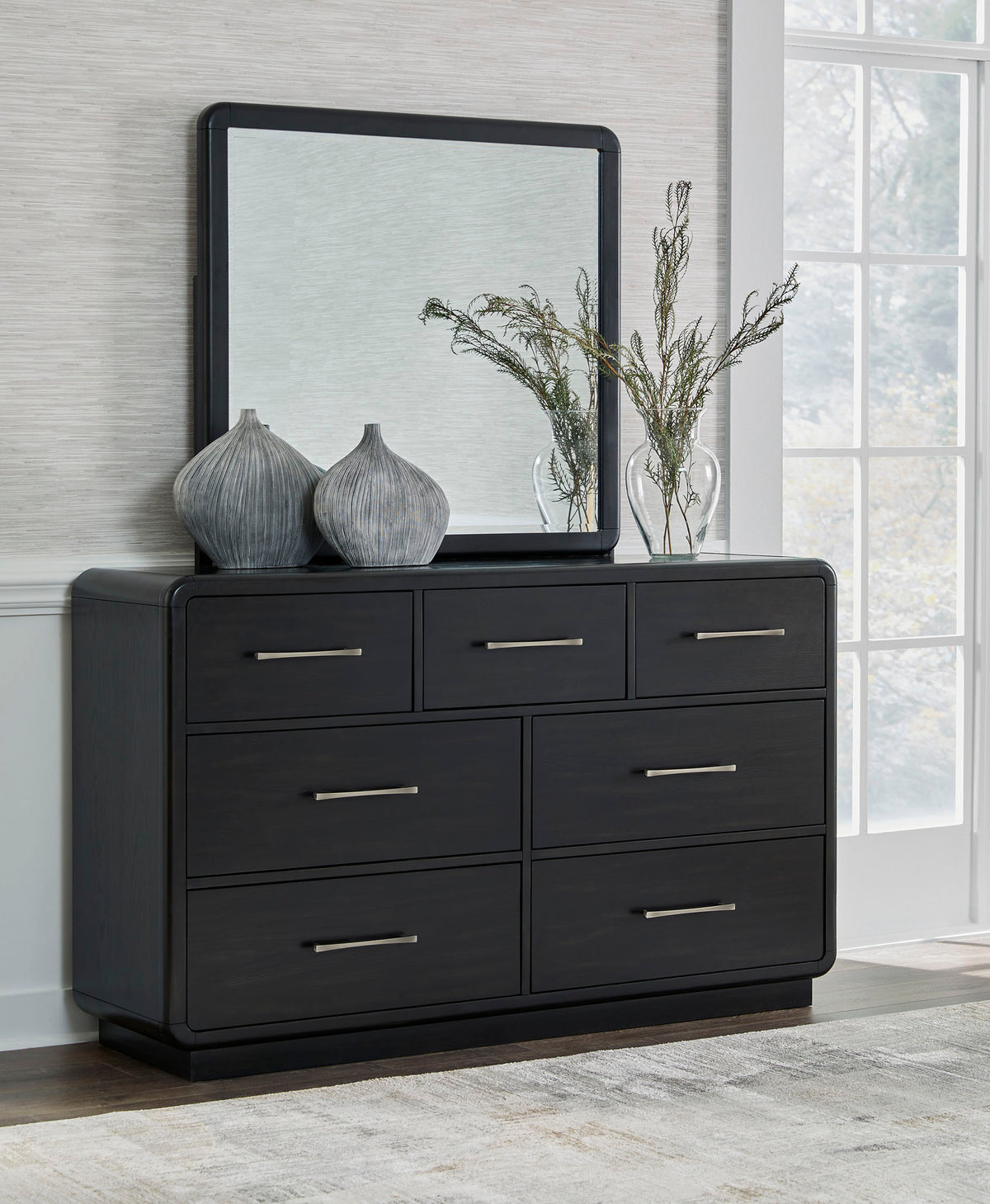 Rowanbeck Dresser &amp; Mirror - MJM Furniture