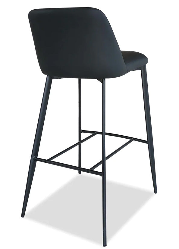 Seville Black Counter Stool - MJM Furniture