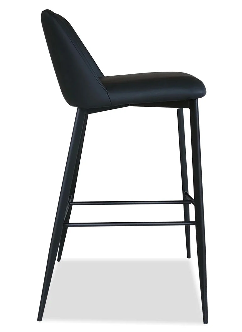 Seville Black Counter Stool - MJM Furniture