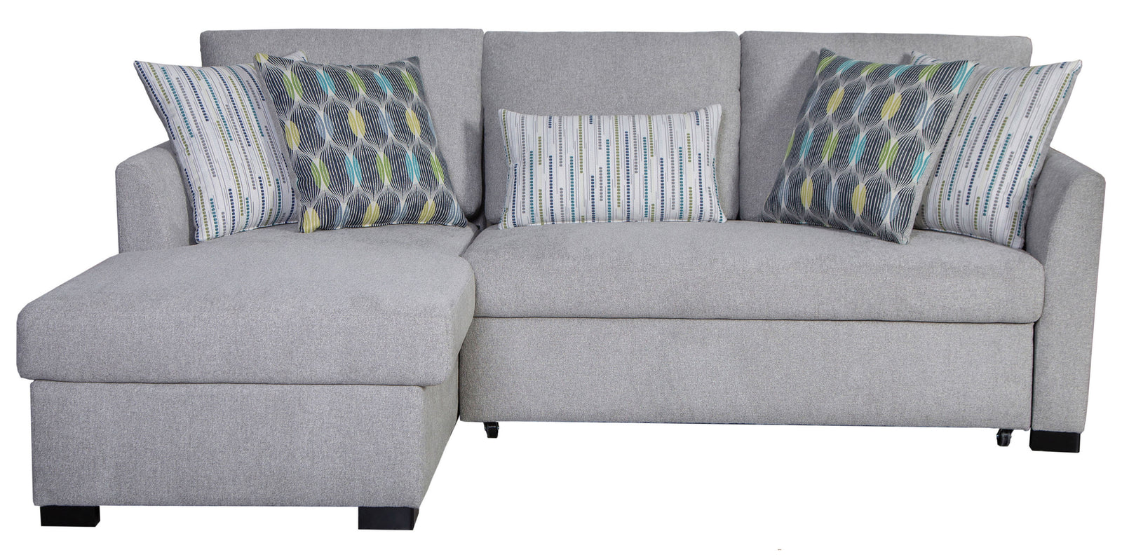 Landon Cream Sleeper Sectional - MJM Furniture