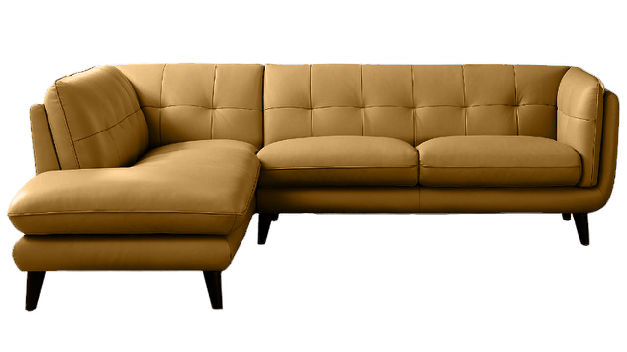 Seymour Cognac Fabric 2 Piece Sectional - MJM Furniture