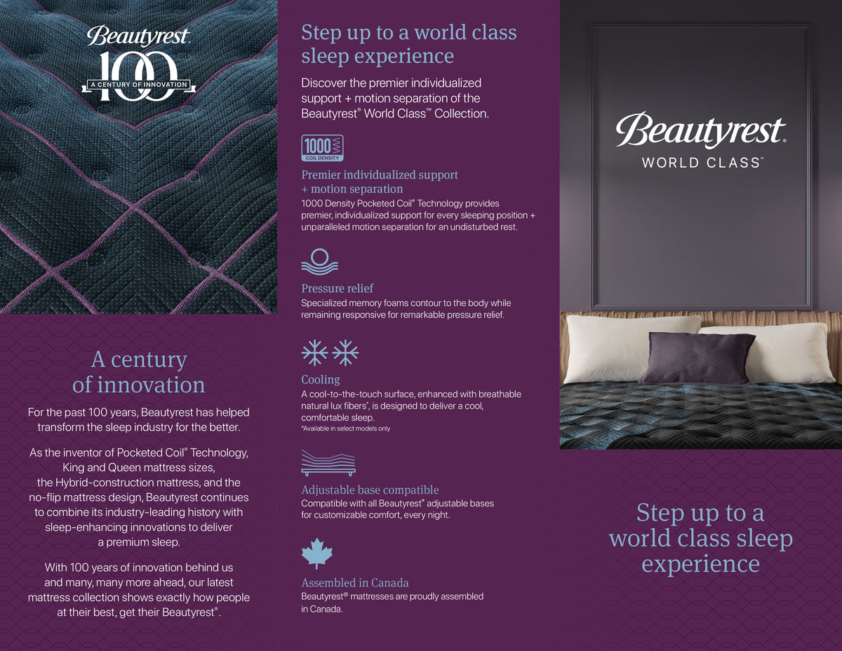 Simmons Beautyrest World Class Hybrid Elion Firm Mattress - MJM Furniture