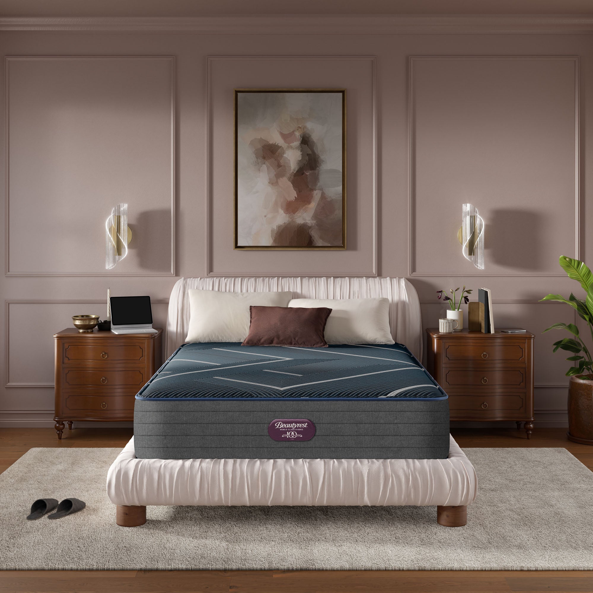 Simmons Beautyrest World Class Hybrid Elion Firm Mattress - MJM Furniture