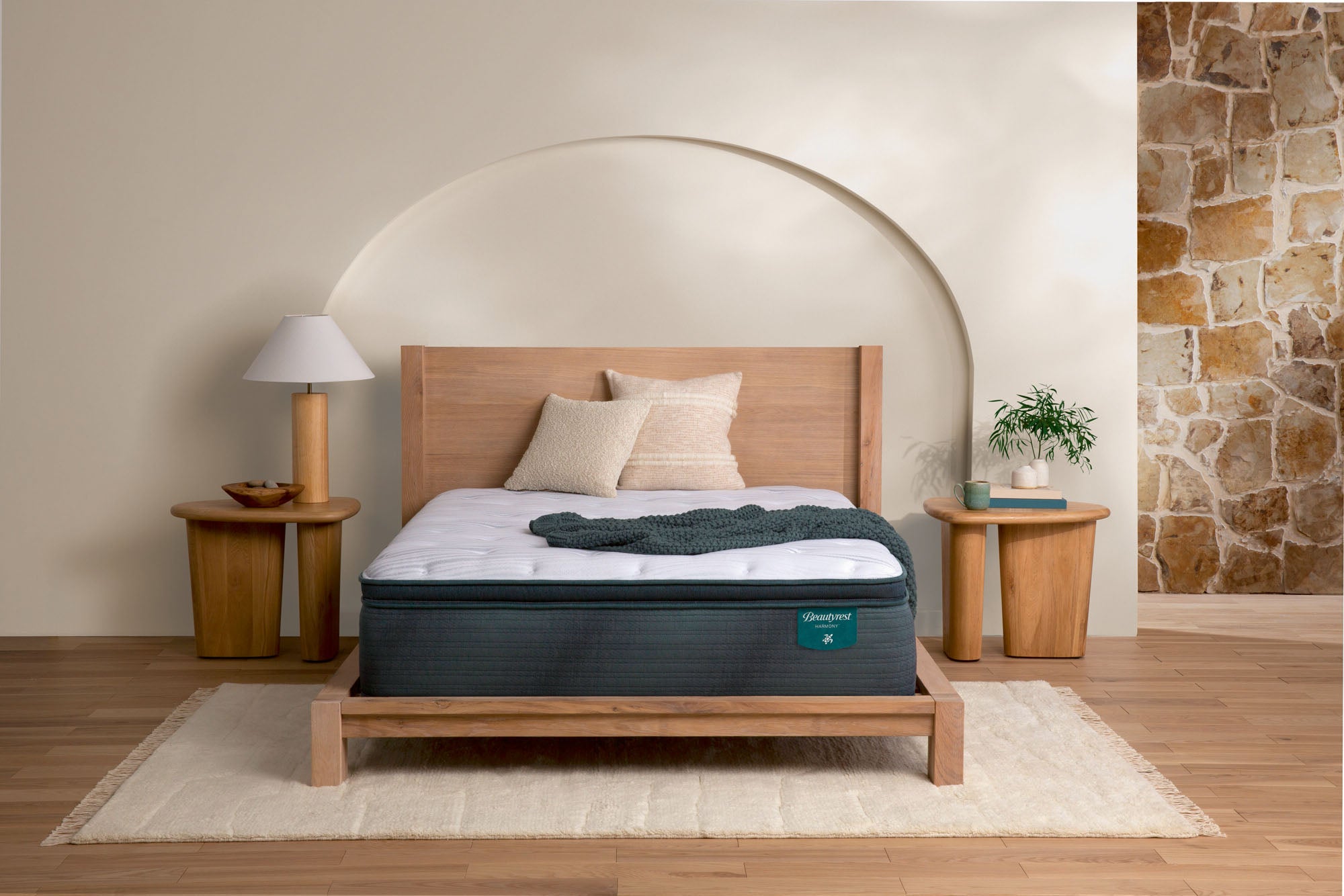 Simmons Beautyrest Harmony Downpour Firm Mattress - MJM Furniture