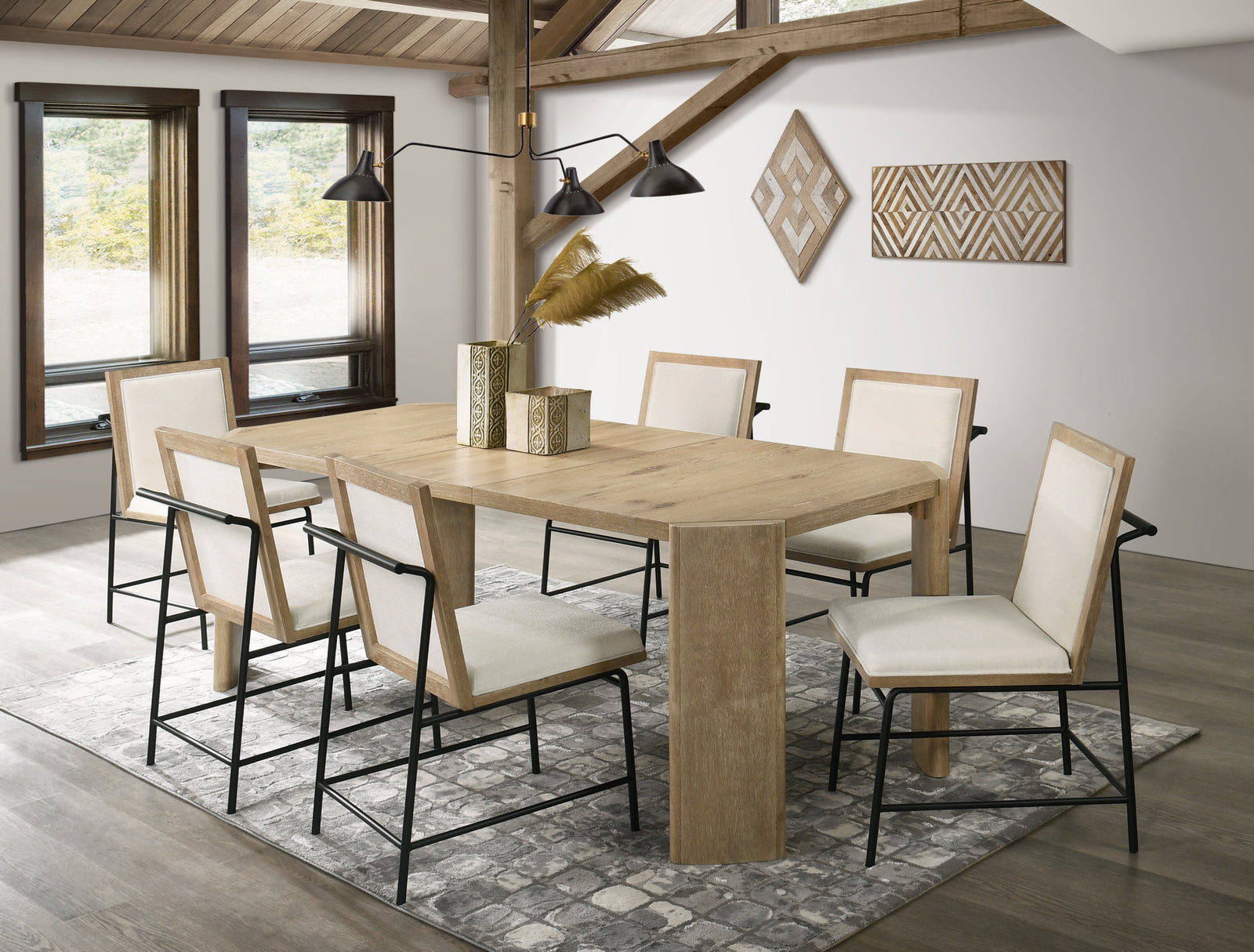 Axel Driftwood Rectangle Dining Table - MJM Furniture