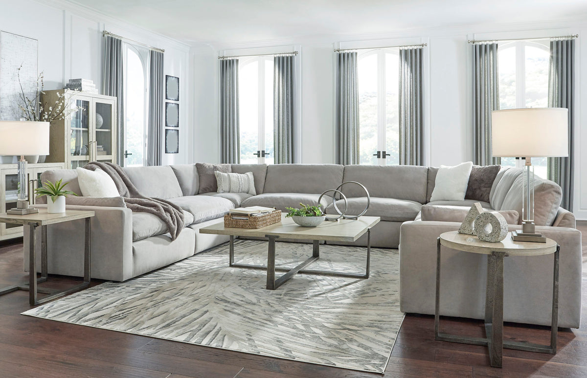 Sophie Gray 8 Piece Sectional - MJM Furniture