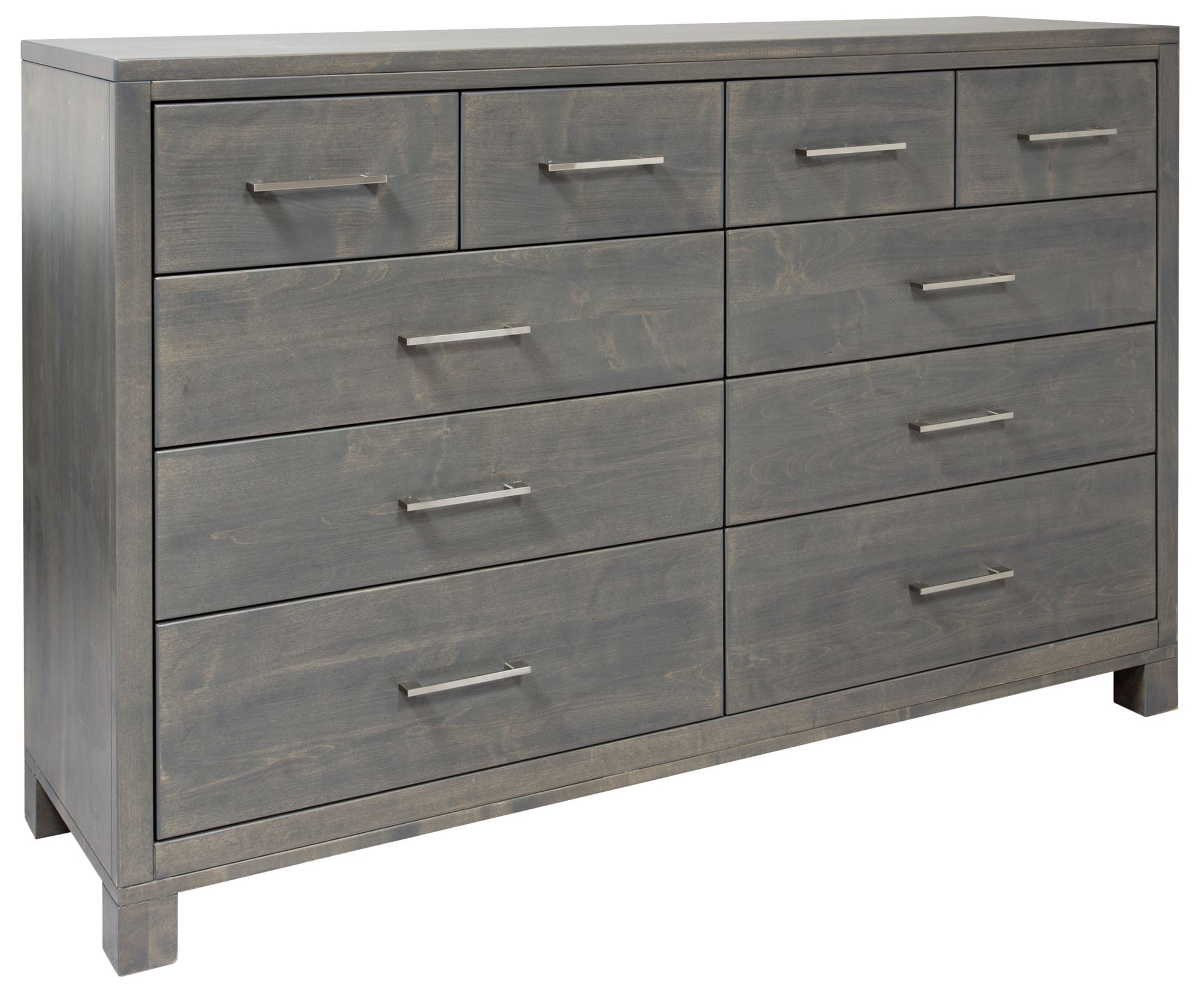 Tahoe Maple 10 Drawer Dresser & Mirror - MJM Furniture