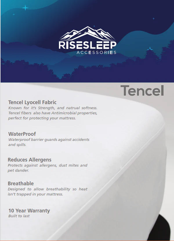 RiseSleep Tencel Mattress Protector - MJM Furniture