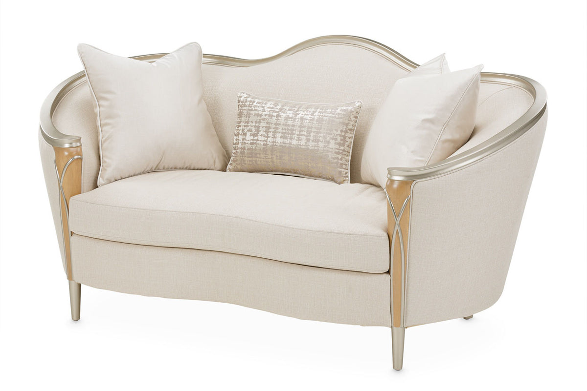 Villa Cherie Caramel Loveseat - MJM Furniture