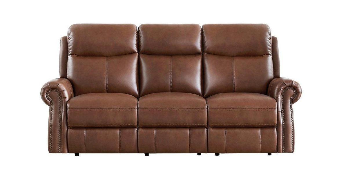 Royce Leather Reclining Sofa Collection - MJM Furniture