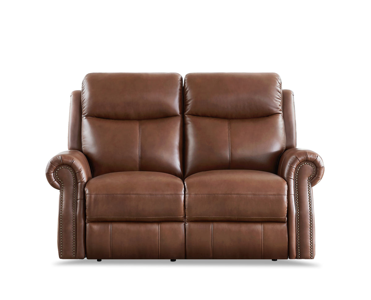 Royce Leather Reclining Sofa Collection - MJM Furniture