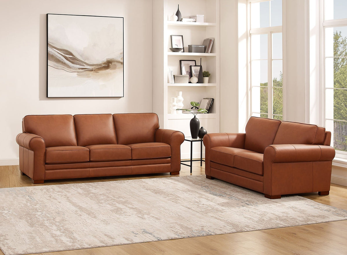 Brookfield Leather Sofa Collection - MJM Furniture