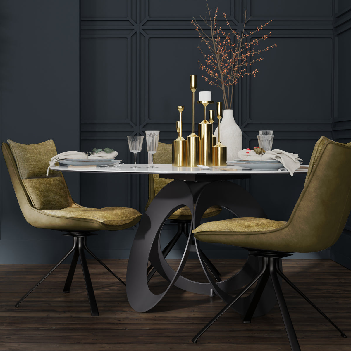 Cosmo Ceramic Dining Table - MJM Furniture