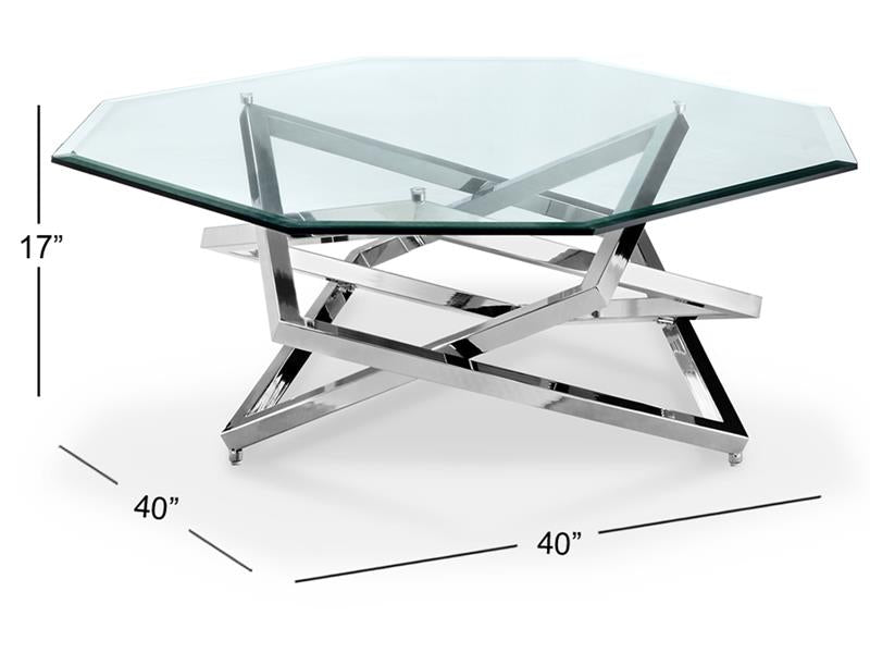 Etoile Octagonal Coffee Table - MJM Furniture
