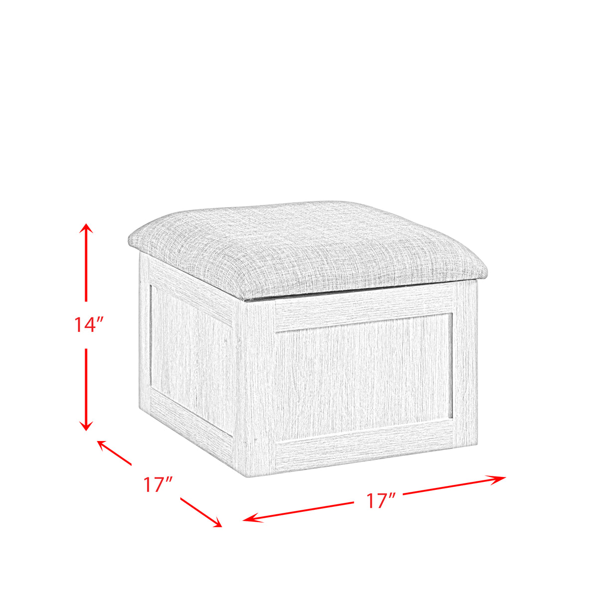 Cube Coffee Table w/ 4 Stools - MJM Furniture