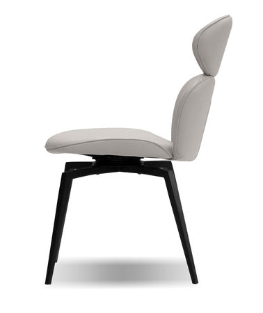 Antler Taupe Leatherette Swivel Dining Chair - MJM Furniture