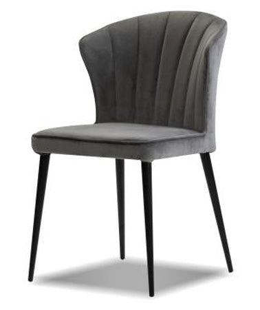 Caleb Gray Fabric Dining Chair - MJM Furniture