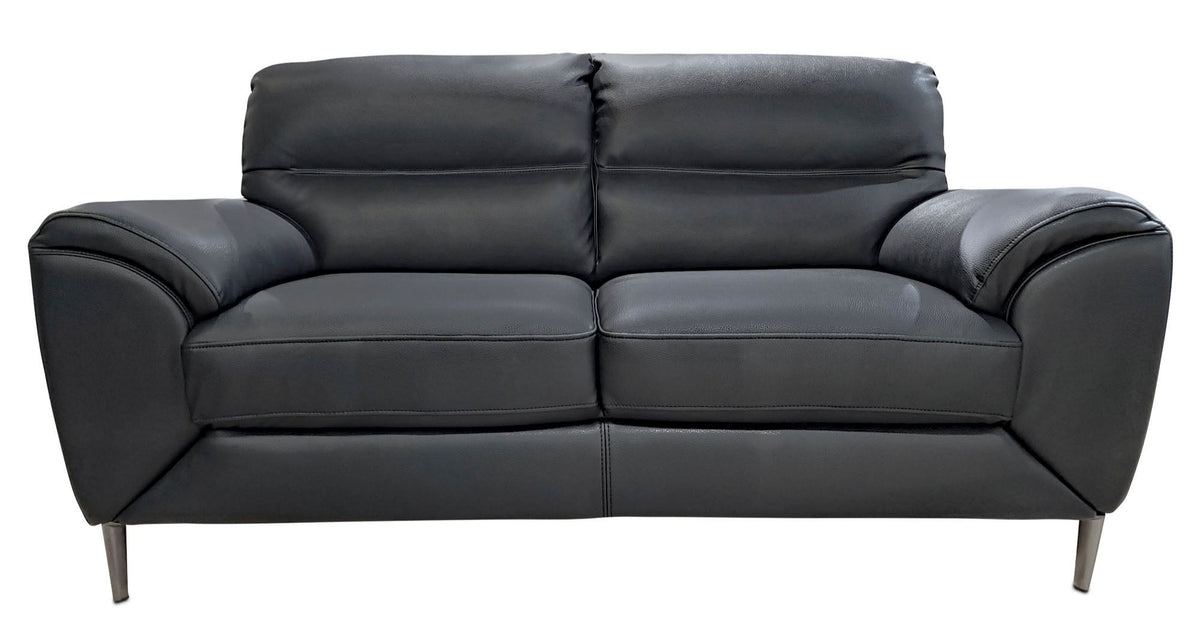 Bentley Black Loveseat - MJM Furniture