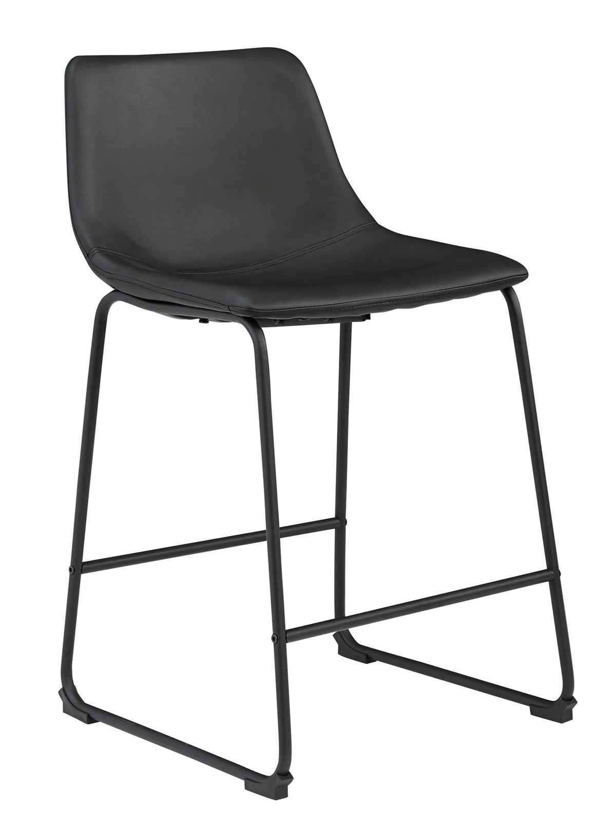 Centiar Black 24&quot; Counter Barstool - MJM Furniture