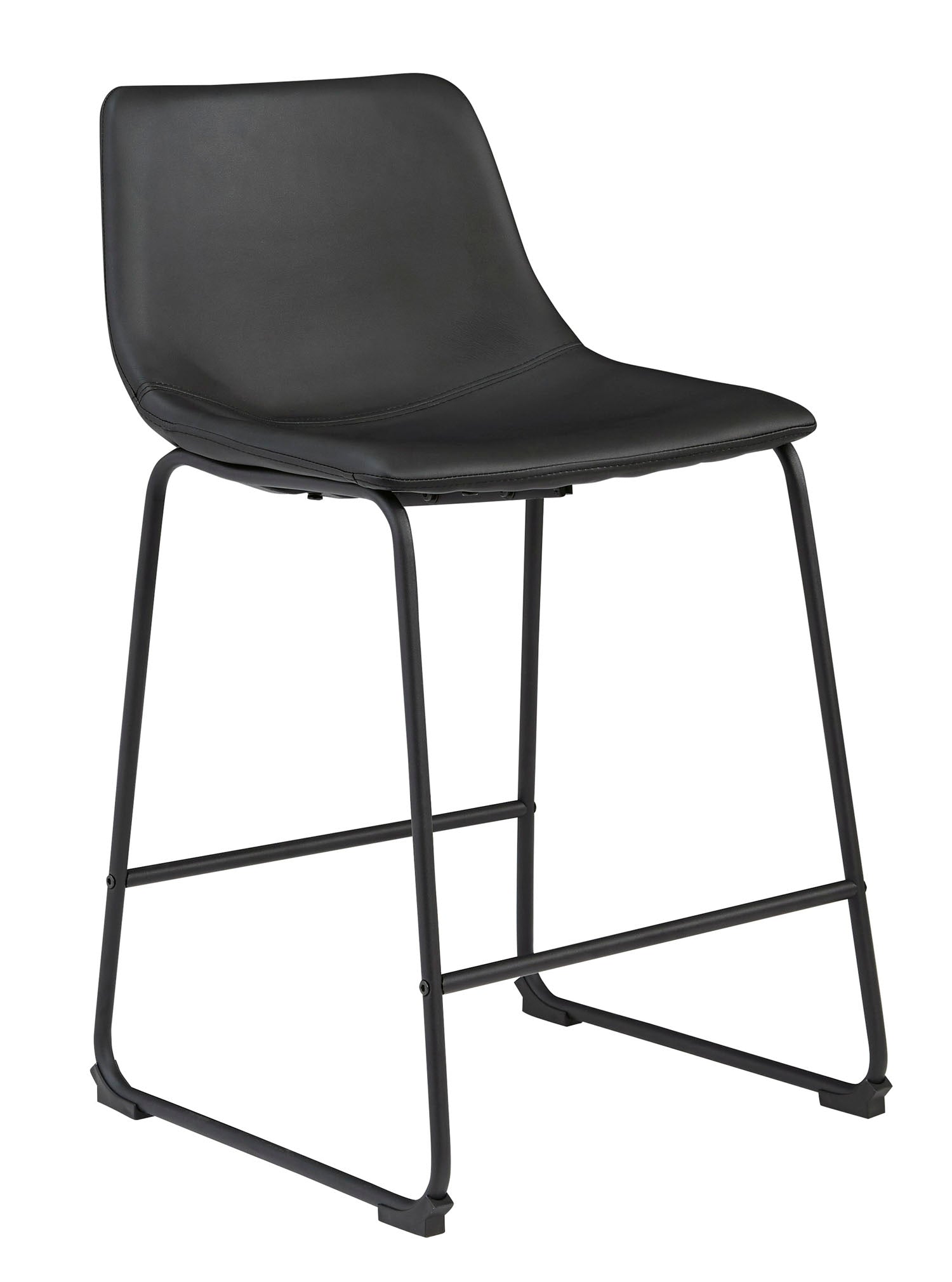 Centiar Black 24" Counter Barstool - MJM Furniture