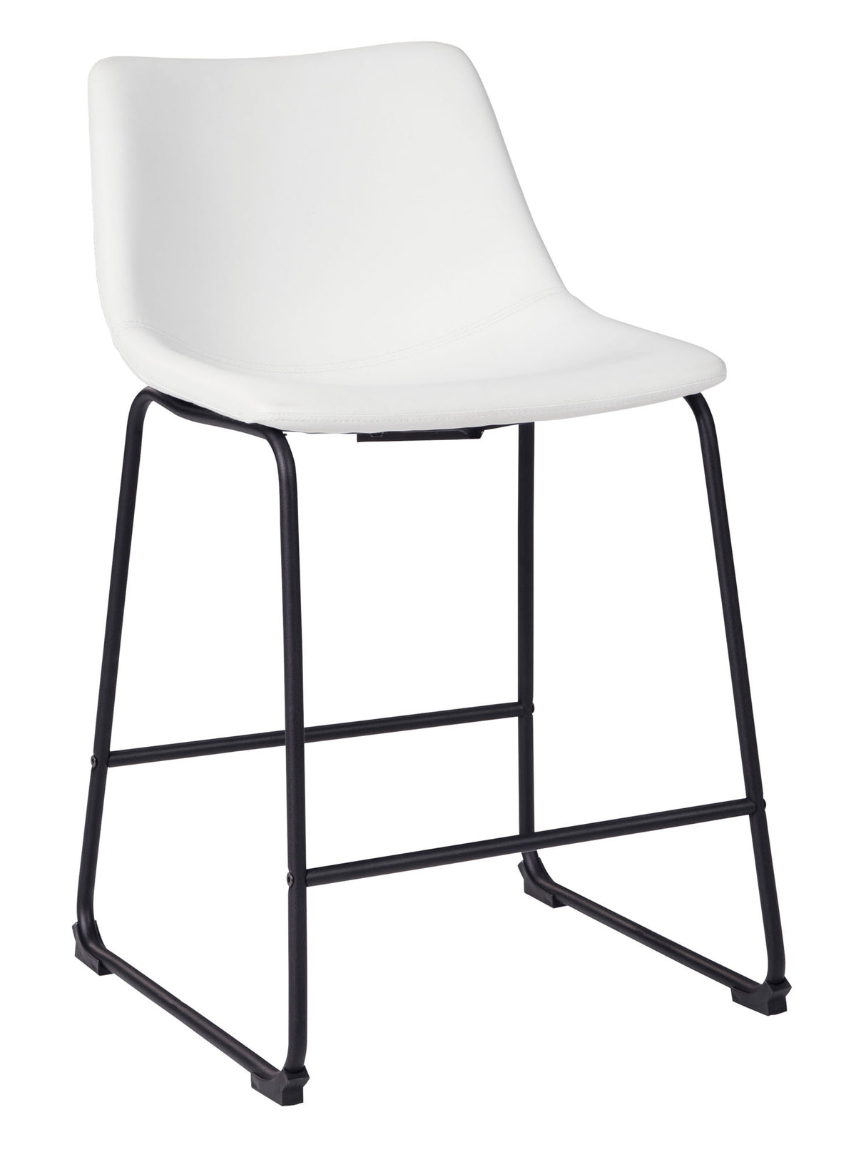 Centiar White 24&quot; Counter Barstool - MJM Furniture