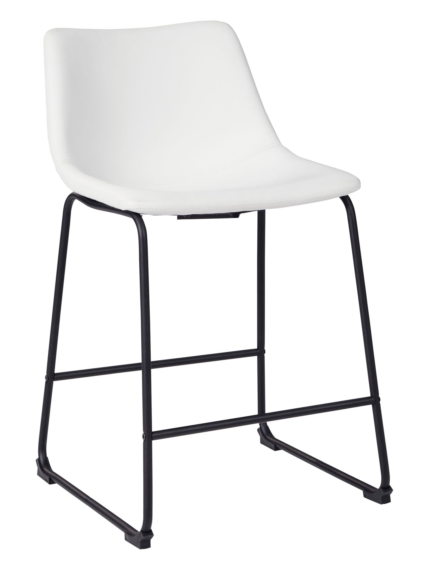 Centiar White 24" Counter Barstool - MJM Furniture