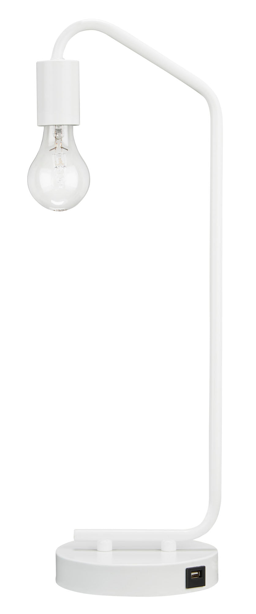 Covybend White Desk Lamp - MJM Furniture