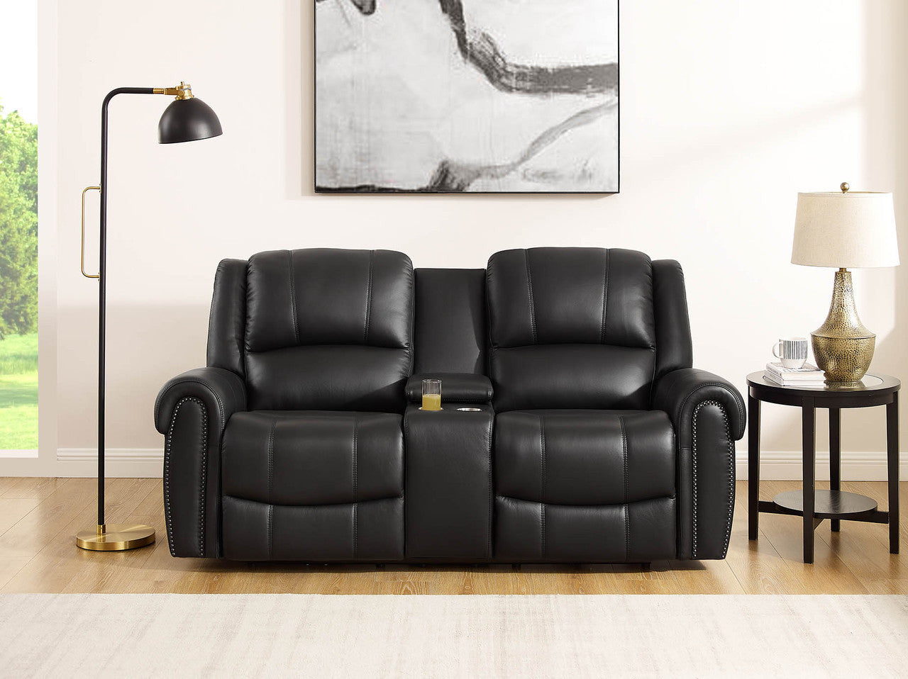 Marco Leather Power Reclining Loveseat - MJM Furniture