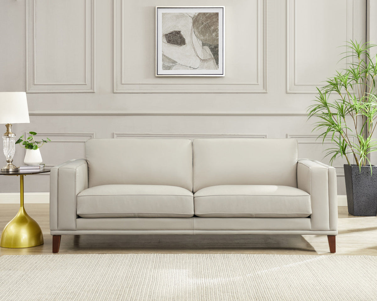 Lyon Leather Sofa - MJM Furniture