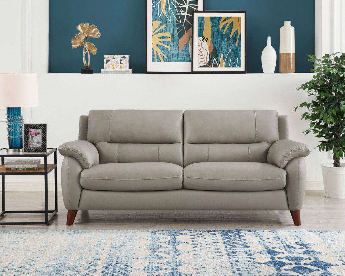 Lara Leather Loveseat - MJM Furniture