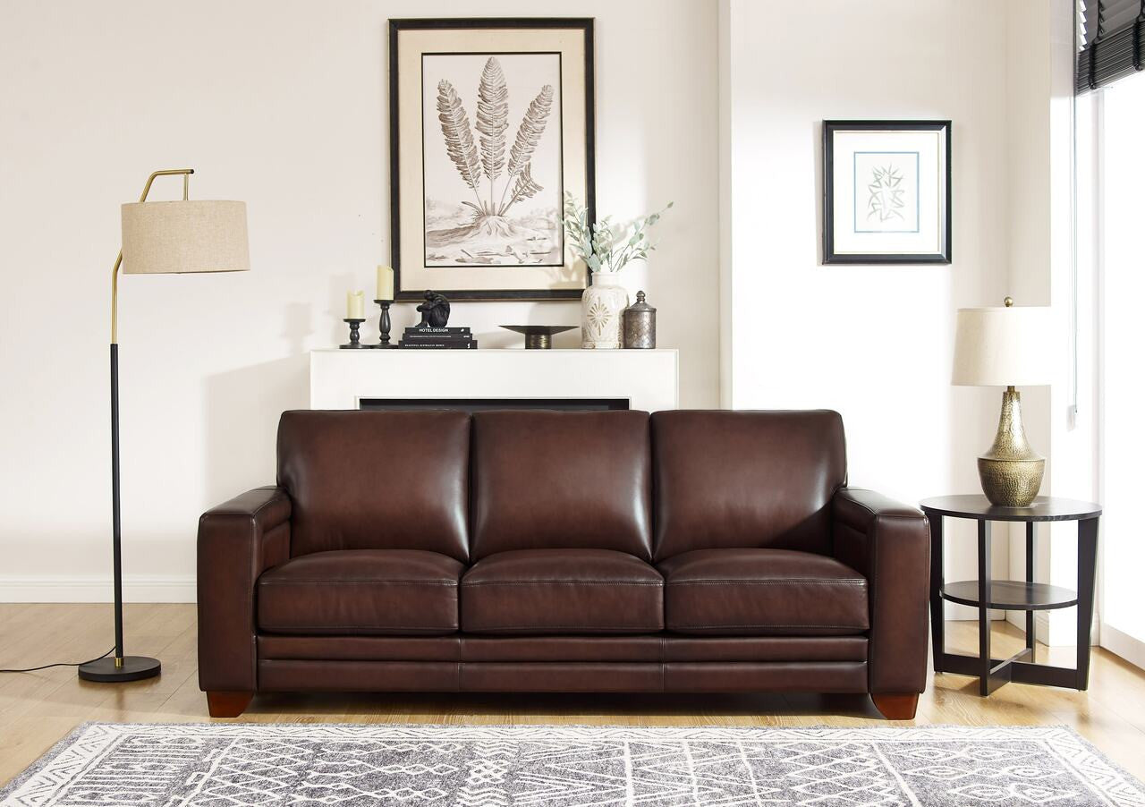Alice Leather Sofa - MJM Furniture