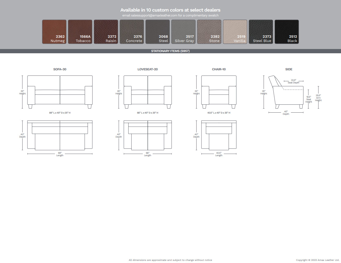 Alice Leather Sofa Collection - MJM Furniture