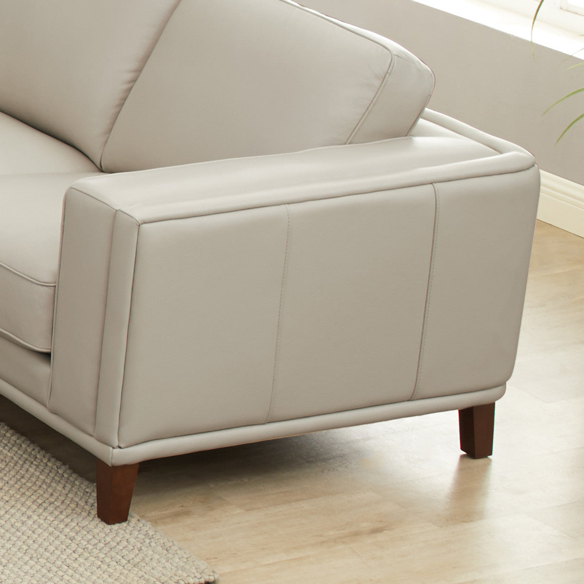 Lyon Leather Loveseat - MJM Furniture